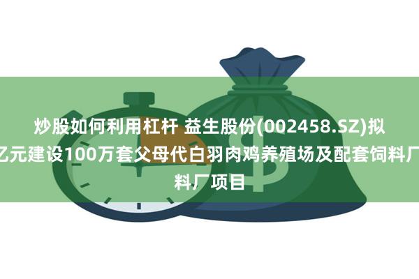 炒股如何利用杠杆 益生股份(002458.SZ)拟约5亿元建设100万套父母代白羽肉鸡养殖场及配套饲料厂项目