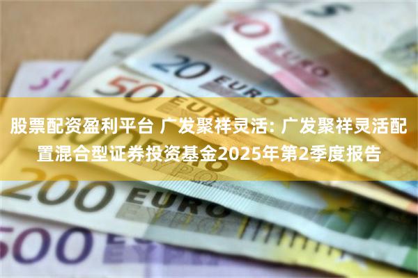 股票配资盈利平台 广发聚祥灵活: 广发聚祥灵活配置混合型证券投资基金2025年第2季度报告